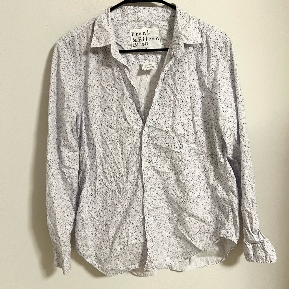 Frank & Eileen Floral Cotton button front shirt - Picture 7 of 7